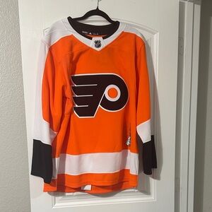 Adidas Orange and Black Hockey Jersey